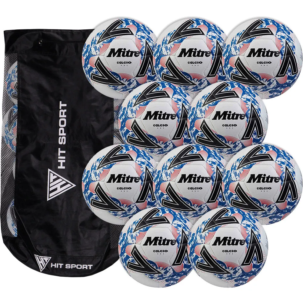 Mitre Calcio One Training Football (Size 5) | 10 Pack   Bag