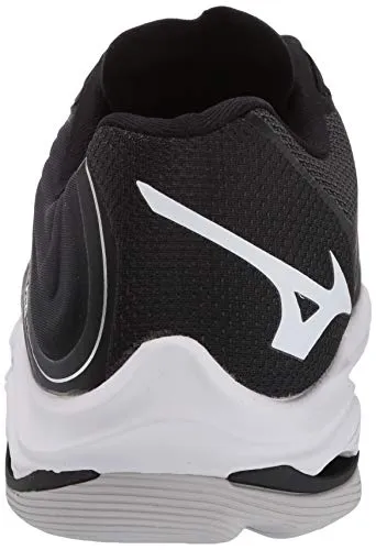 Mizuno Women's Wave Lightning Z6 Volleyball Shoe, Blacksilver, 8 B US