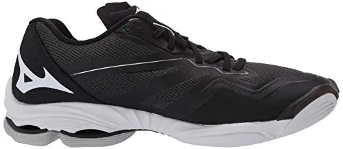 Mizuno Women's Wave Lightning Z6 Volleyball Shoe, Blacksilver, 8 B US