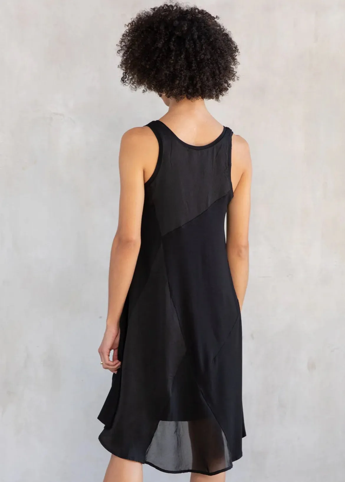 Modest Black Mini Dress
