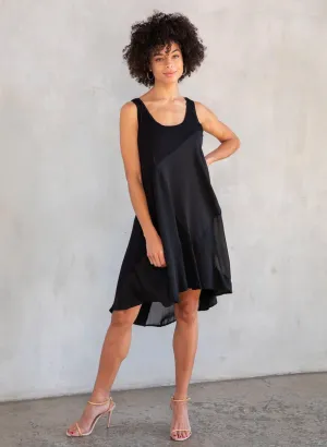 Modest Black Mini Dress