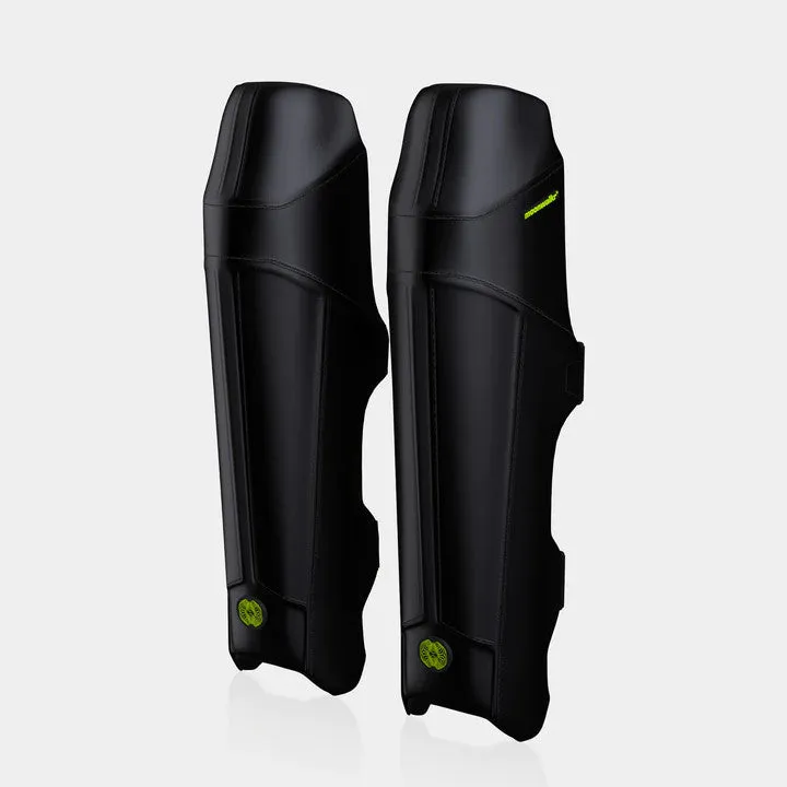 Moonwalkr 2.0 Cricket Batting Leg Guard Pads Black