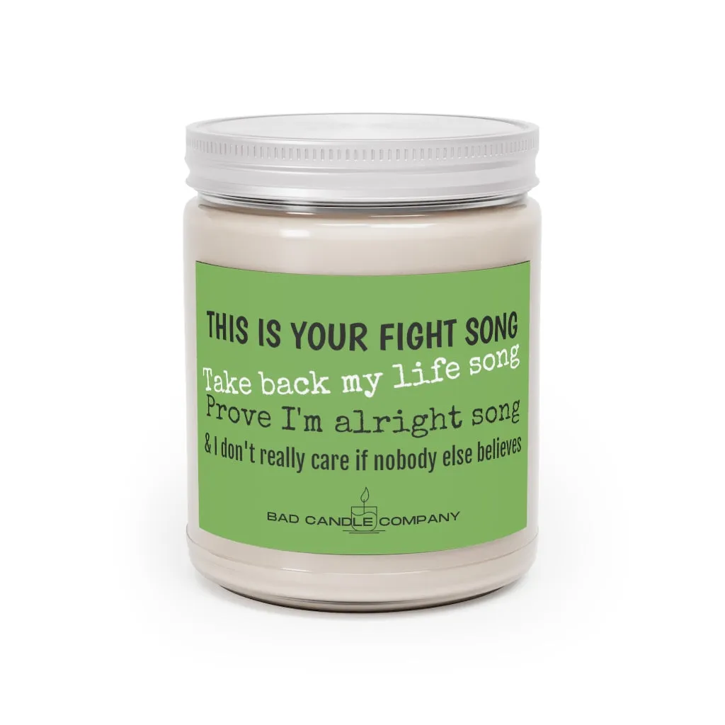 My Fight Song Scented Candle, 9oz