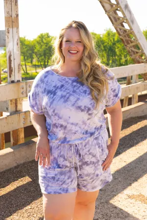 Nadine Tie Dye Romper Curvy