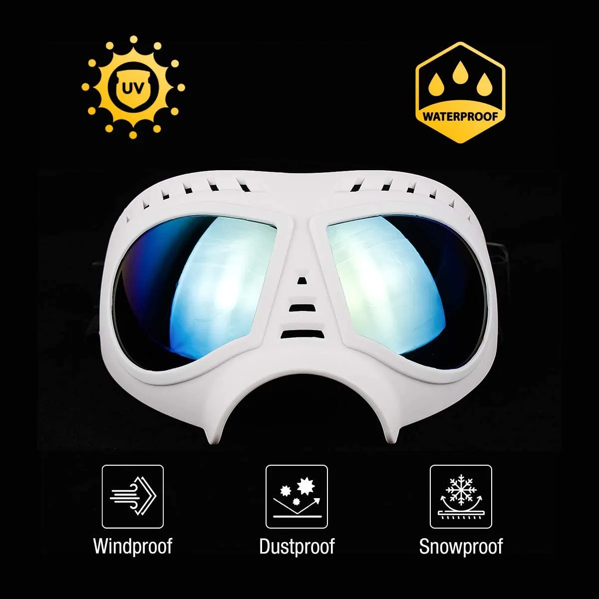 Namsan Dog Goggles-Sunglasses for Large Dogs