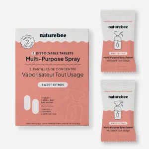 Nature Bee - 2 Multi-Purpose Cleaning Spray Tablets (Box) | Sweet Citrus