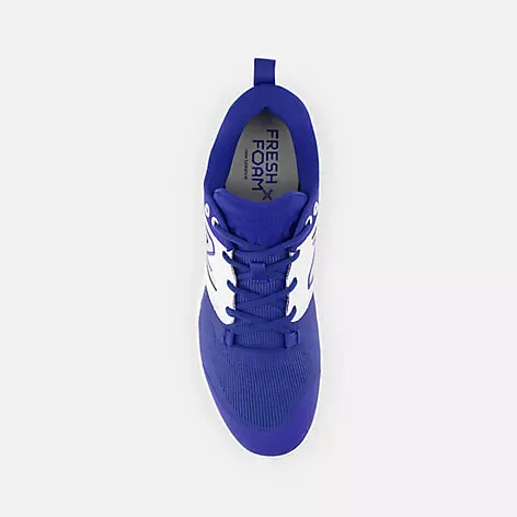 New Balance Fresh Foam 3000 v6 Molded Cleat - Royal w/ White