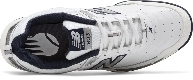 New Balance Men's 806 Tennis Shoes in White