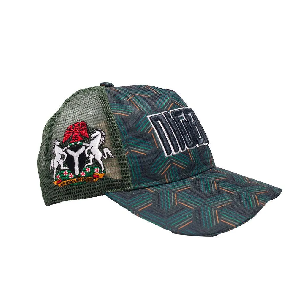 NIGERIA SOCCER TRUCKER HAT