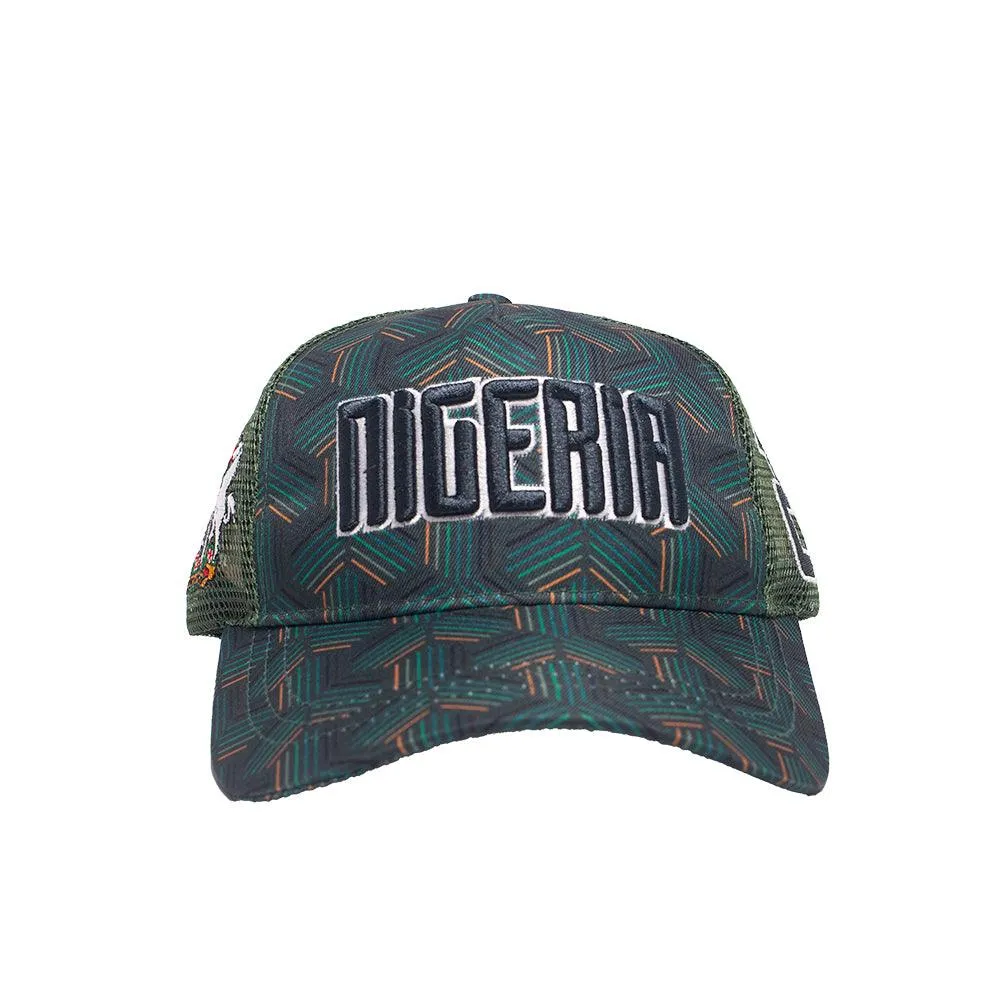 NIGERIA SOCCER TRUCKER HAT