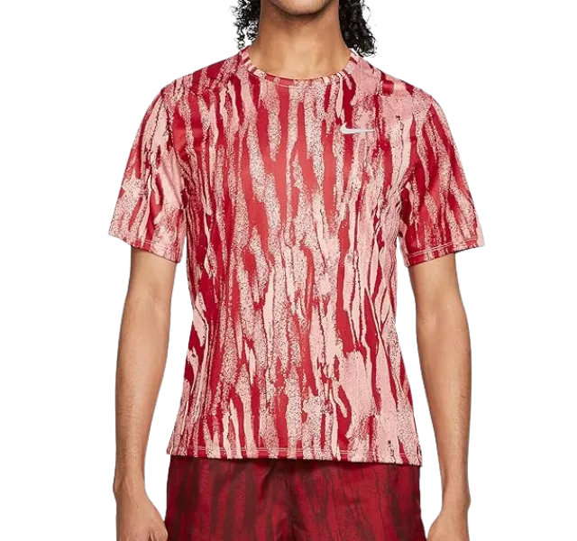 Nike Dri-FIT Wild Run Miler 2.0 T-Shirt - Red Camo
