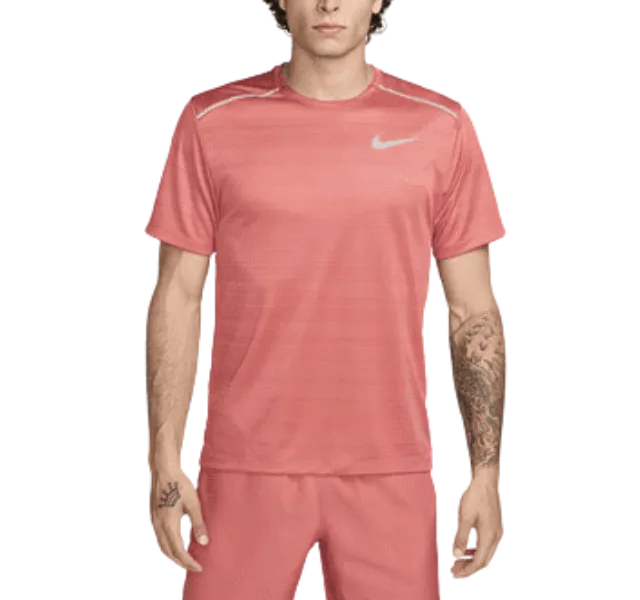 Nike Miler 1.0 T-Shirt - Adobe Red