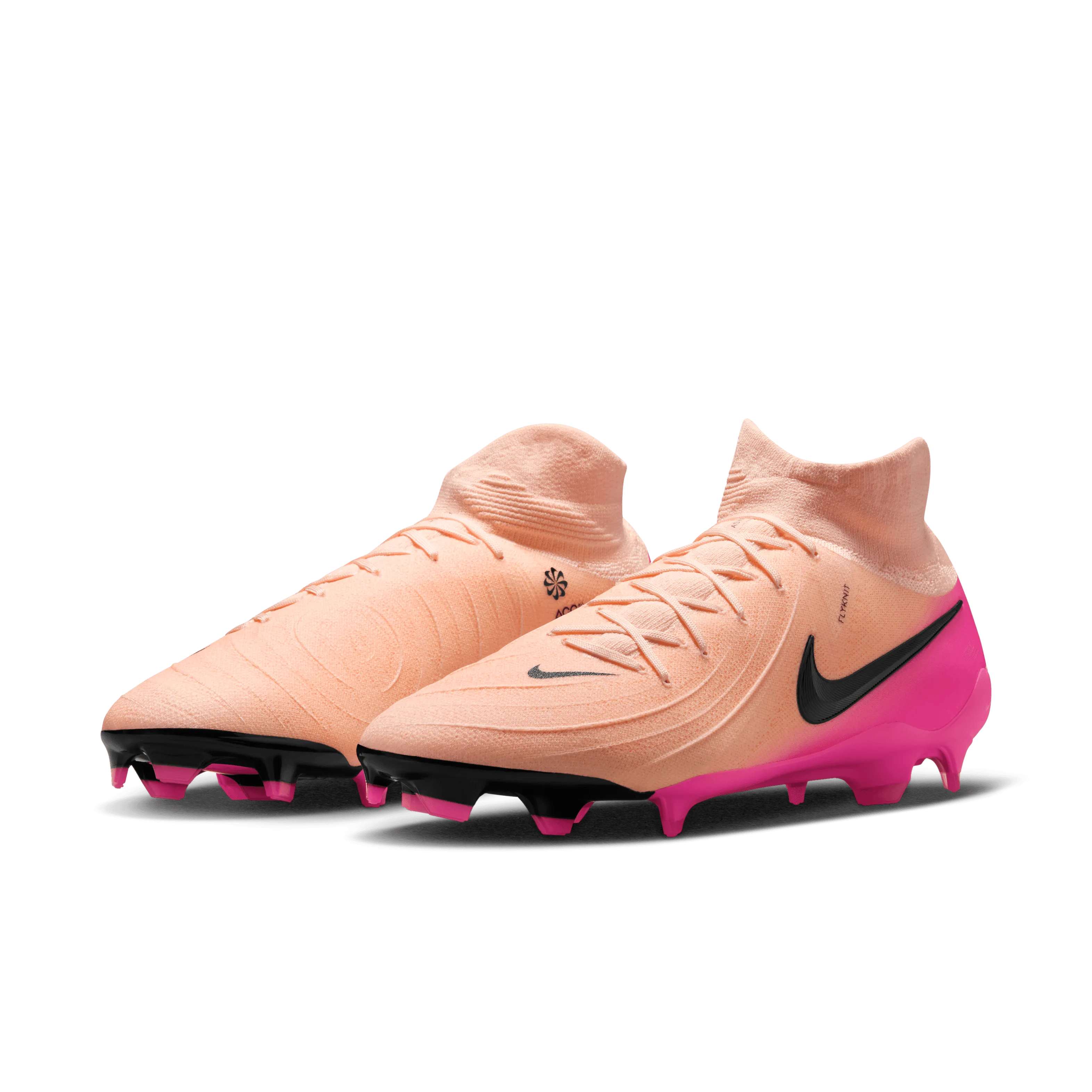 Nike Youth Phantom Luna 2 Pro FG- Crimson Tint/Black/Pink Blast