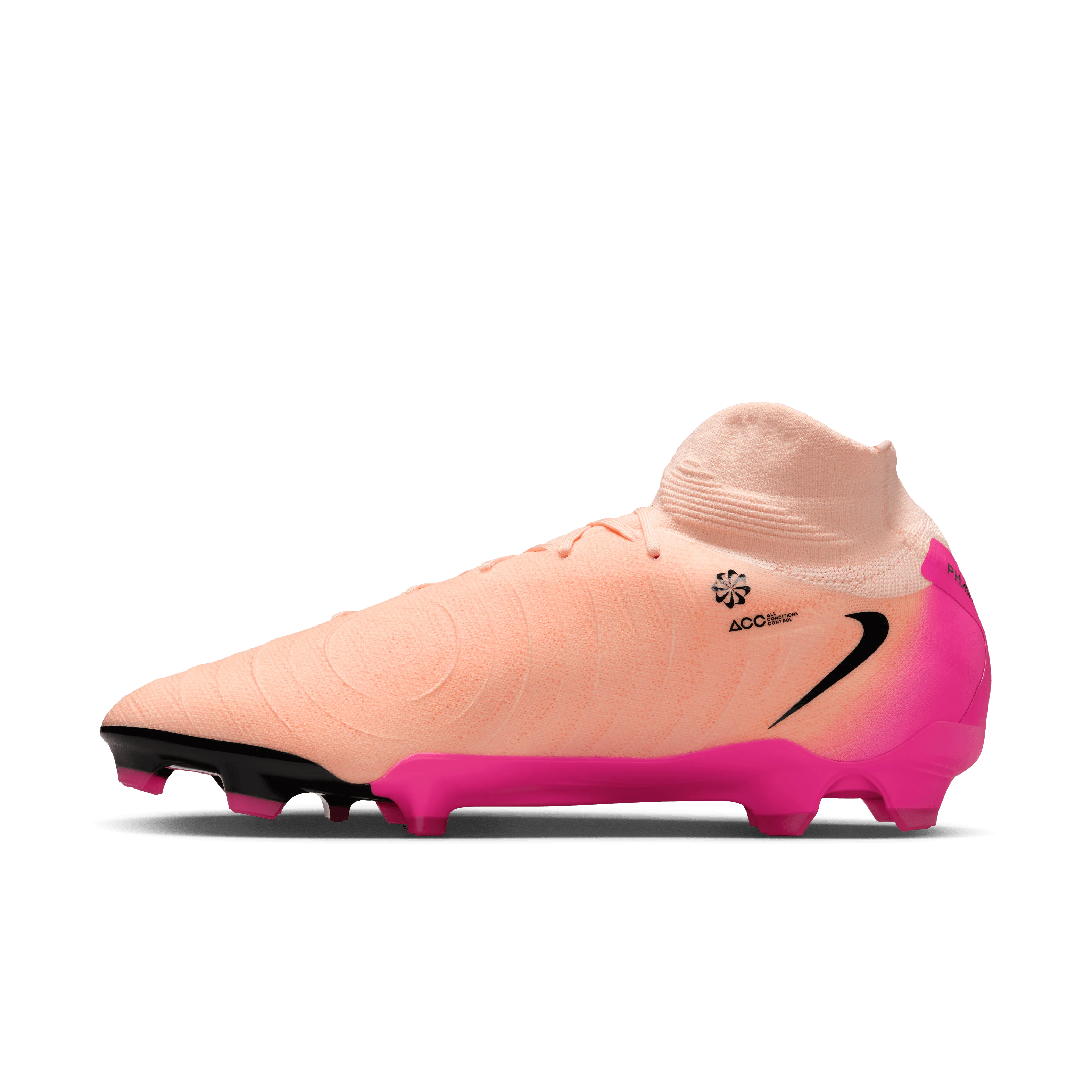Nike Youth Phantom Luna 2 Pro FG- Crimson Tint/Black/Pink Blast