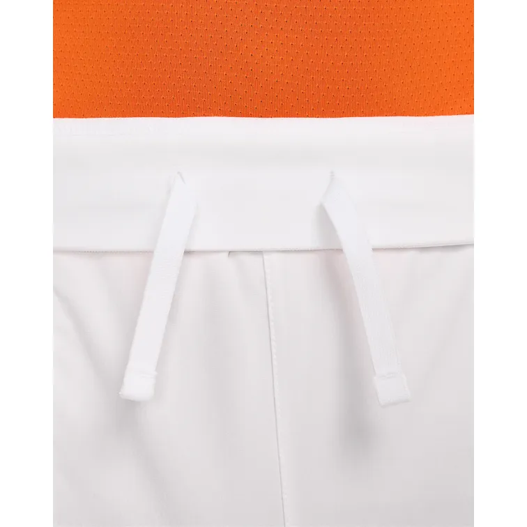 NikeCourt Dri-FIT Advantage Men's White & Black 6" Tennis Short