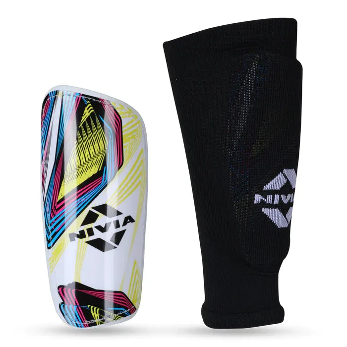 NIVIA Classic Shin Guard With Sleeve