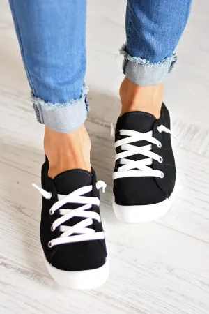 Not Rated Black Sneakers