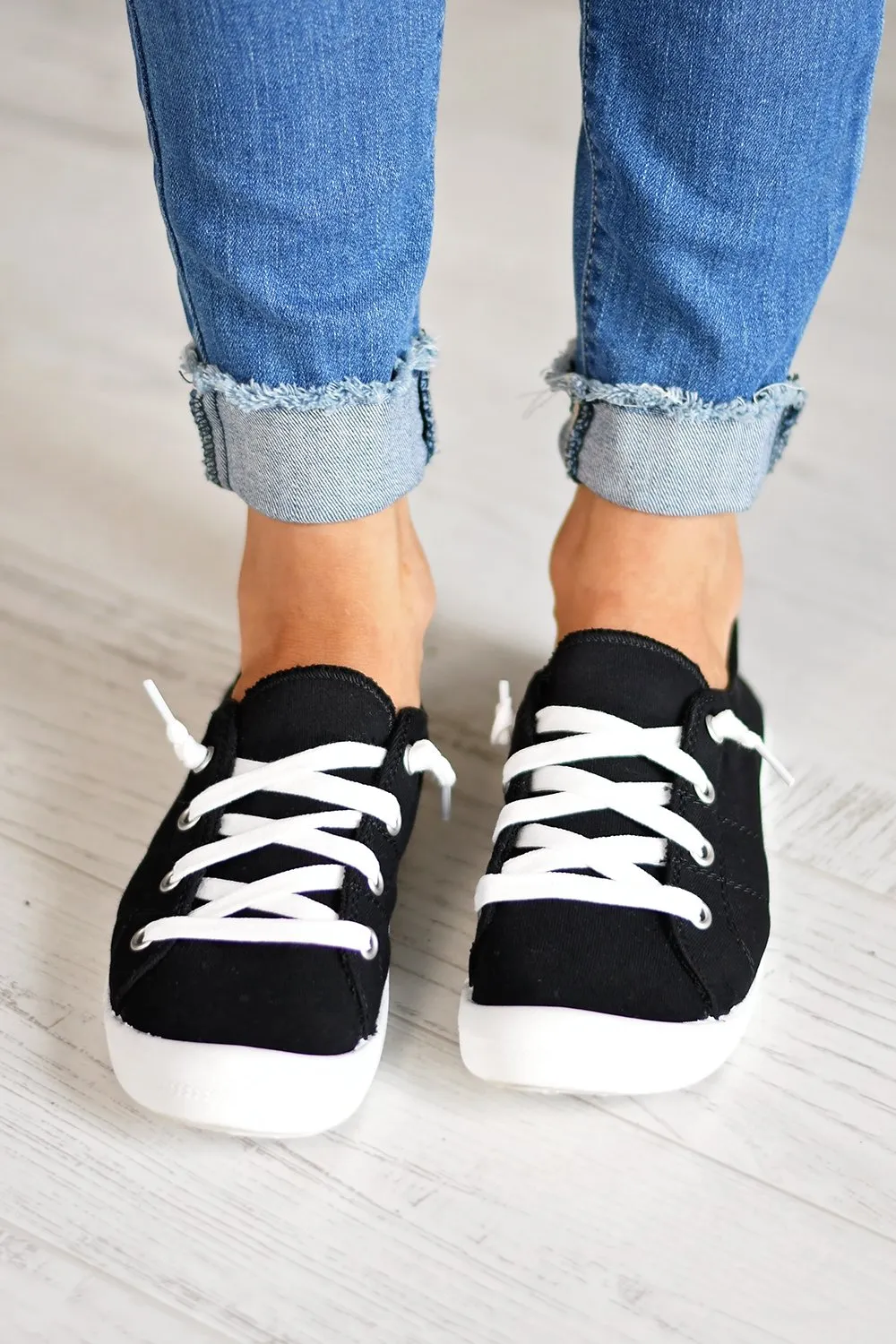 Not Rated Black Sneakers
