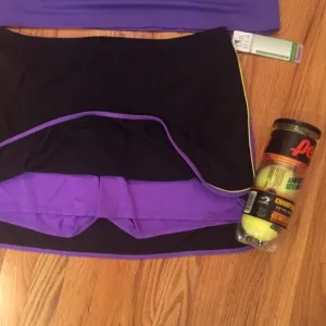 NWT TailTech Tennis  Skort - Black &amp; Purple  XL