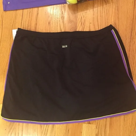 NWT TailTech Tennis  Skort - Black &amp; Purple  XL
