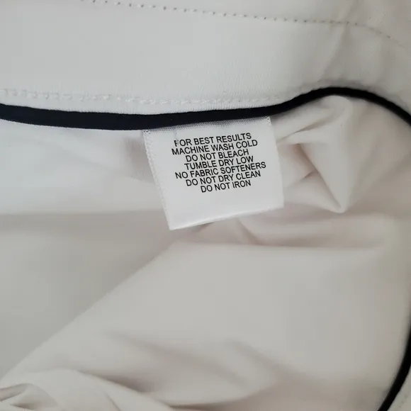 Peter Millar White Alice Petal Hem Athletic Skirt Skort UPF 50  Golf Tennis szS