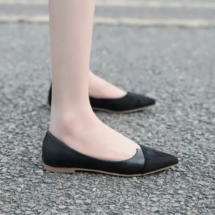 Petite Feet Women's Pointed Flat Heel Shoes MS270