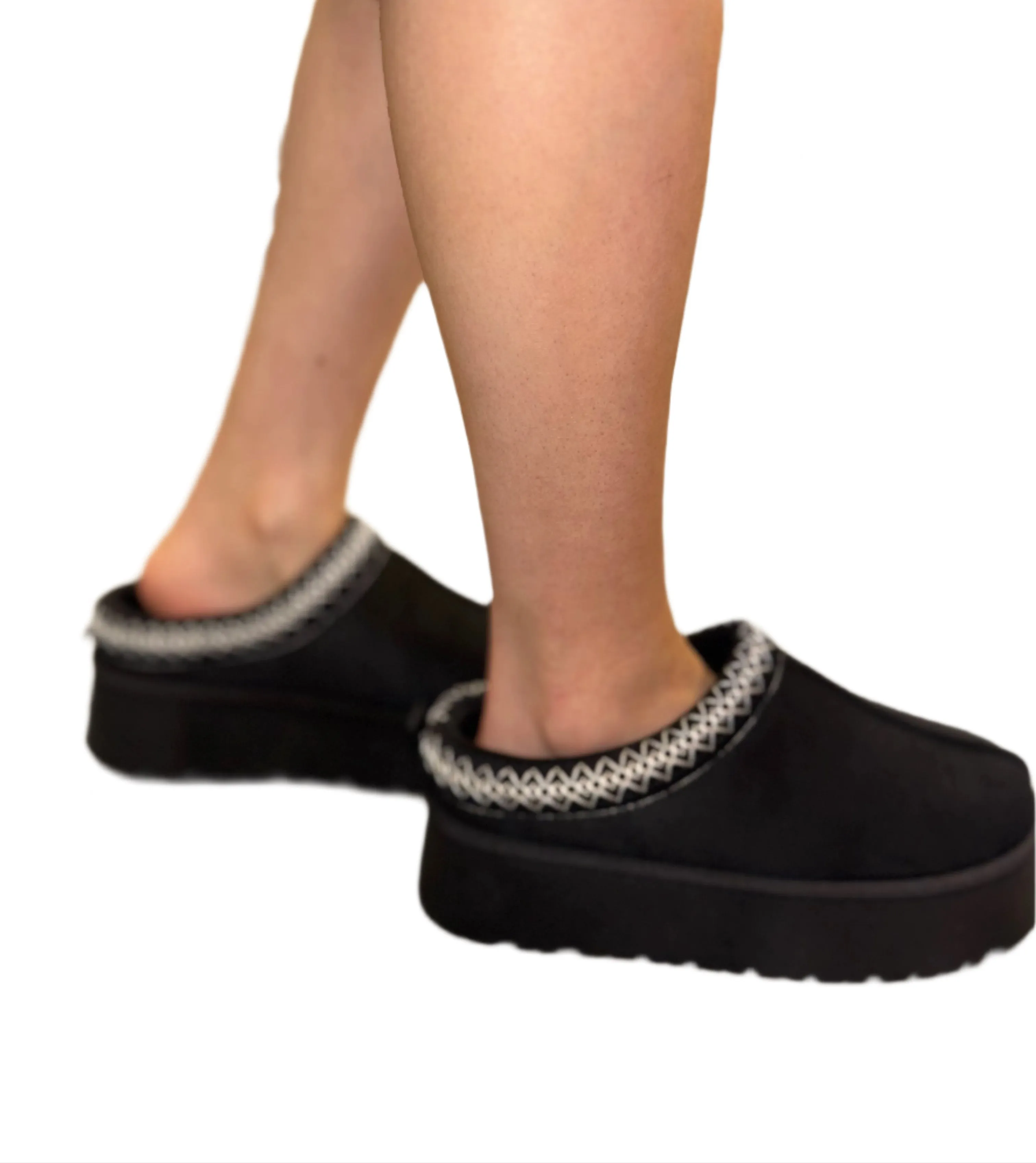 PLATFORM SLIDE WITH FUZZY INSIDE LINING OAKLEE-25