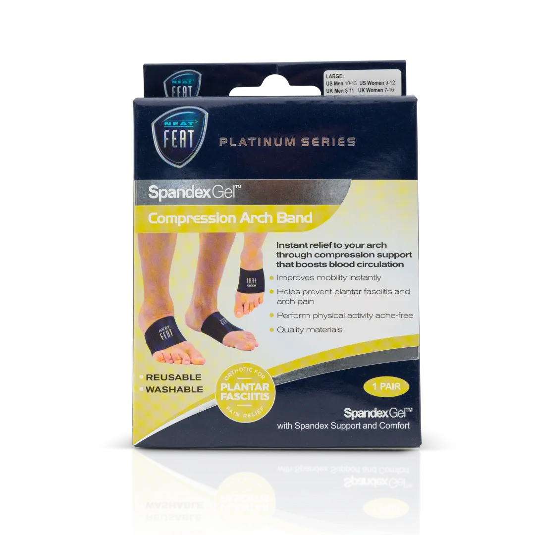 Platinum Series Spandex Gel Compression Arch Band
