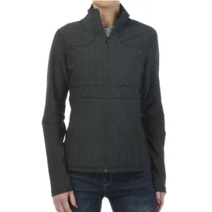 prAna Women's Jacquard Reeve Jacket Yoga , Running Black Size Medium