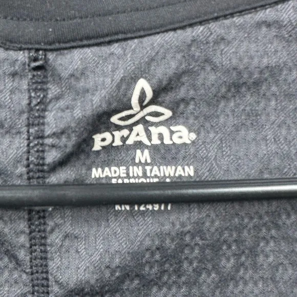 prAna Women's Jacquard Reeve Jacket Yoga , Running Black Size Medium