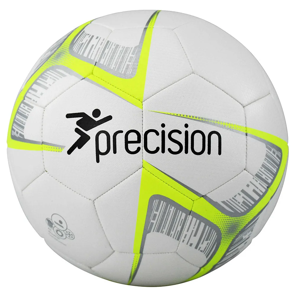 Precision Training Fusion Lite Match Quality Training Football | 320g (White/Yellow)
