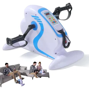 PS Mini Motorized Electric Pedal Exerciser Bike,Wired Remote Under Desk Pedal Exerciser for Hand,Arms,Foot,Knee and Leg,Fitness Assisted Recovery Equipment for Seniors.