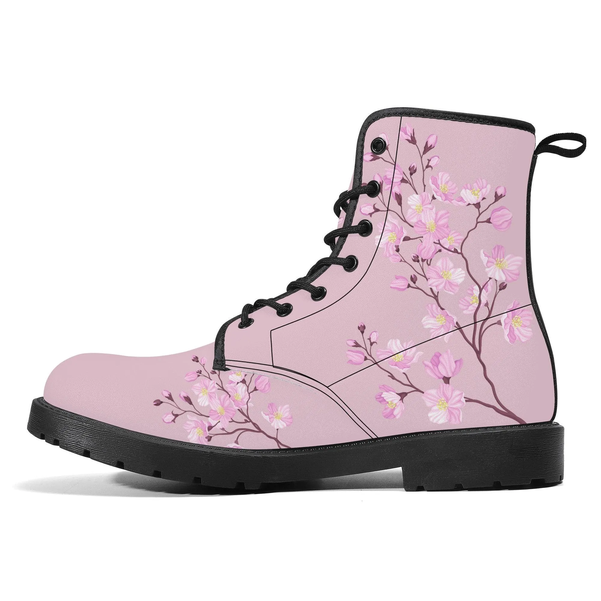Rosewood Sakura Vegan Leather Boots Pink