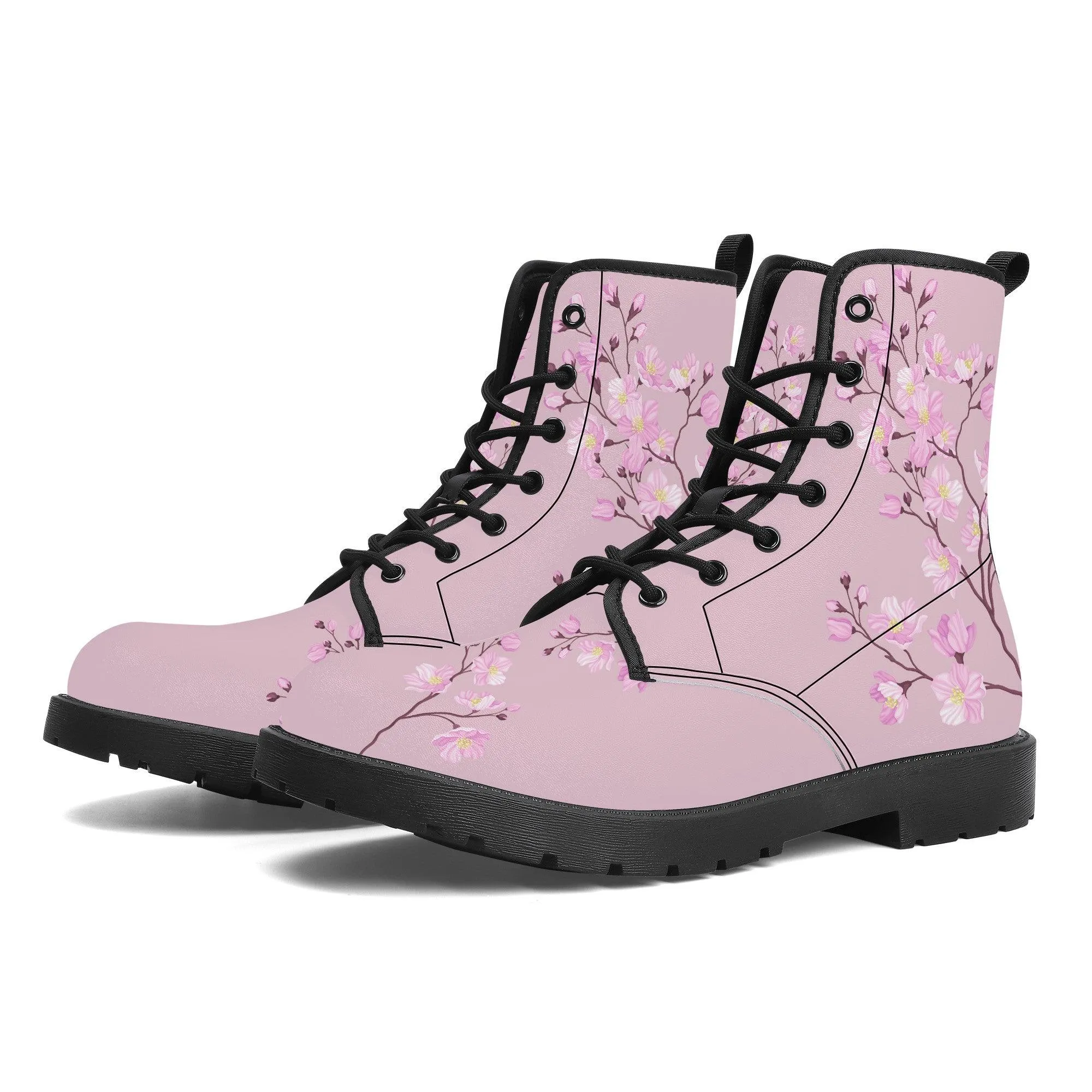 Rosewood Sakura Vegan Leather Boots Pink