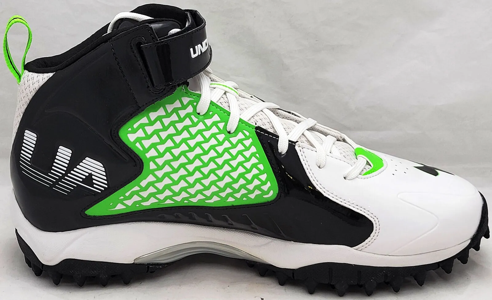 Russell Wilson Autographed Turf Under Armor Cleats Seahawks 12.5 RW Holo 42135