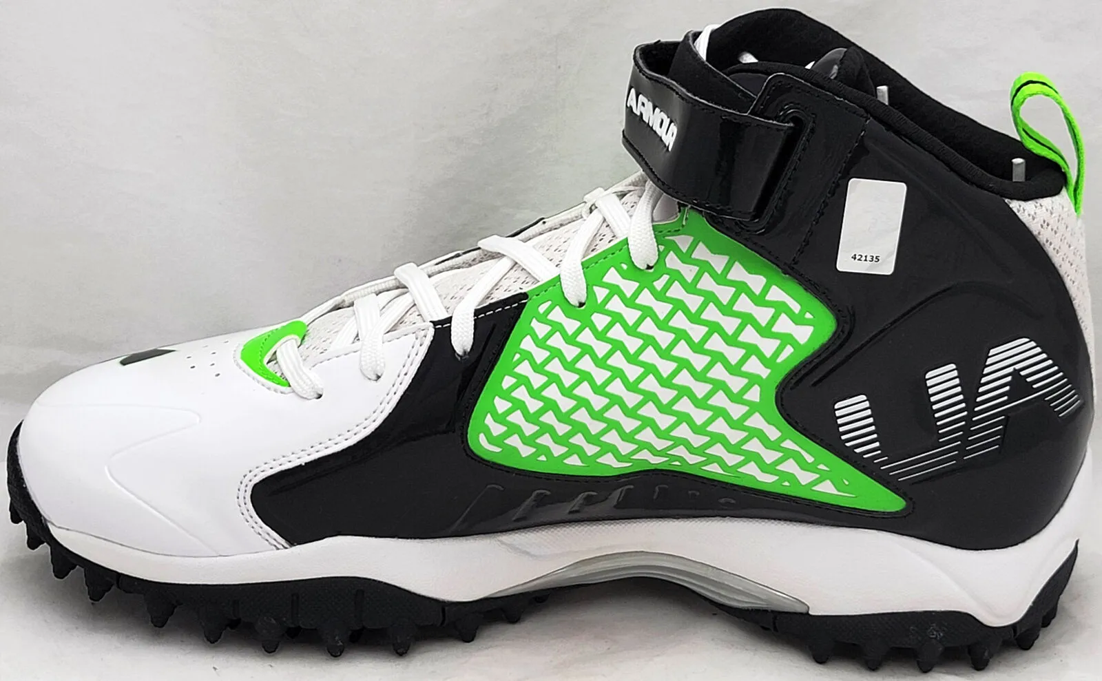 Russell Wilson Autographed Turf Under Armor Cleats Seahawks 12.5 RW Holo 42135