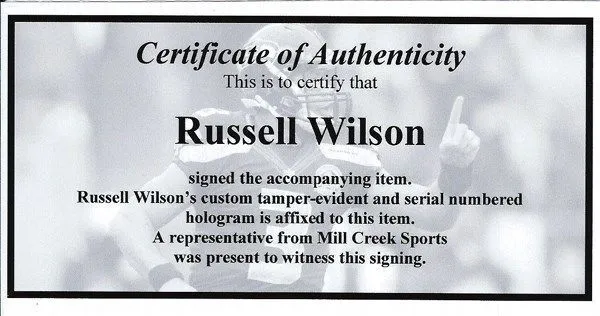 Russell Wilson Autographed Turf Under Armor Cleats Seahawks 12.5 RW Holo 42135