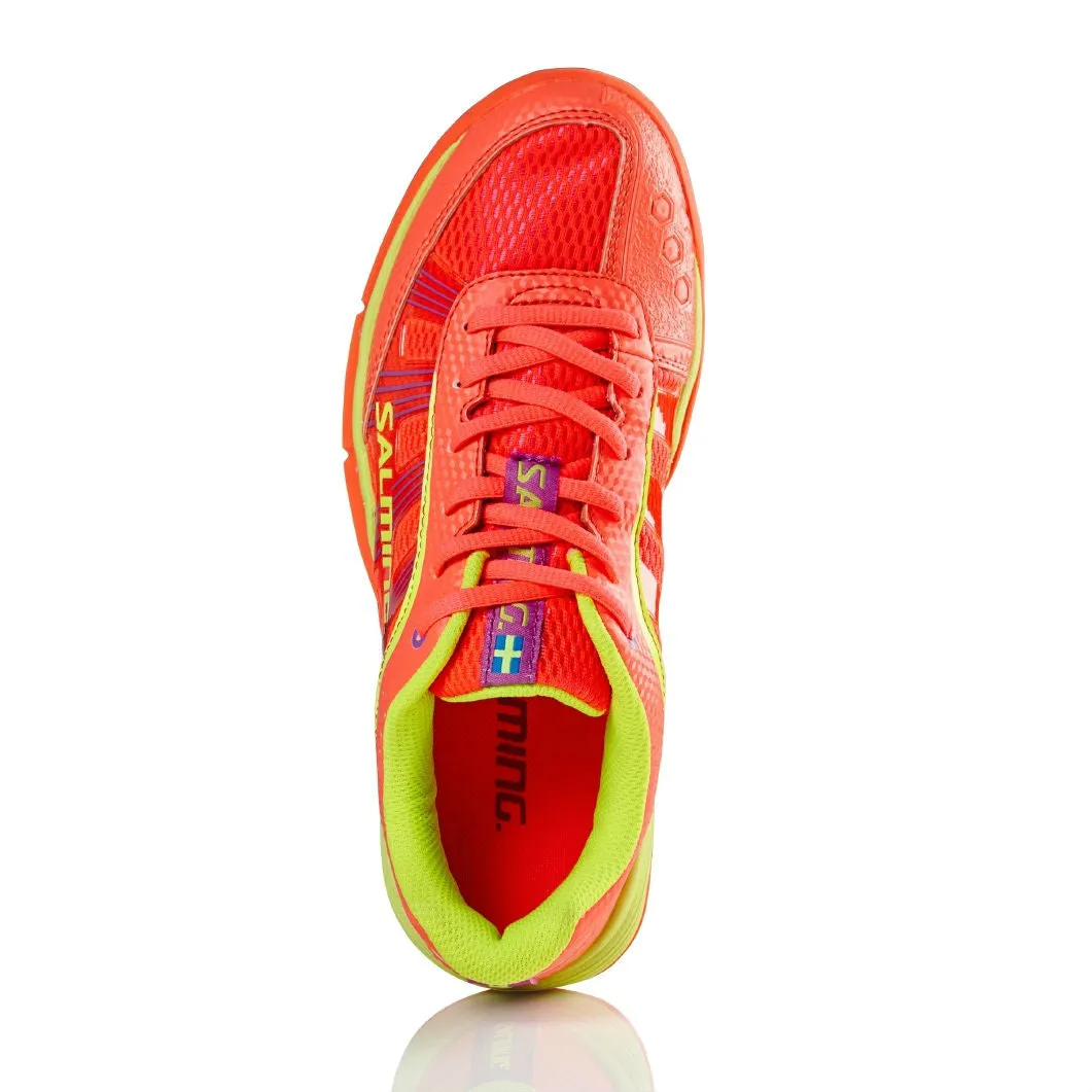 Salming Adder Women's Indoor Court Shoe (Orange/Yellow)