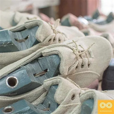 SANTA CRUZ Handmade Organic Hemp Trainers / Sports Shoes / Sneakers (Women's Sizes Plus Men's Size 7, 8)