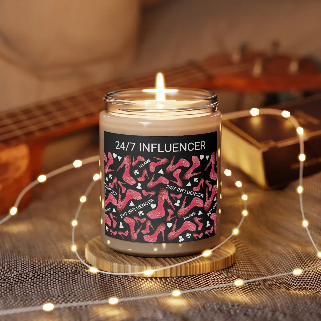 Scented Candle, 9oz '24/7 Influencer'