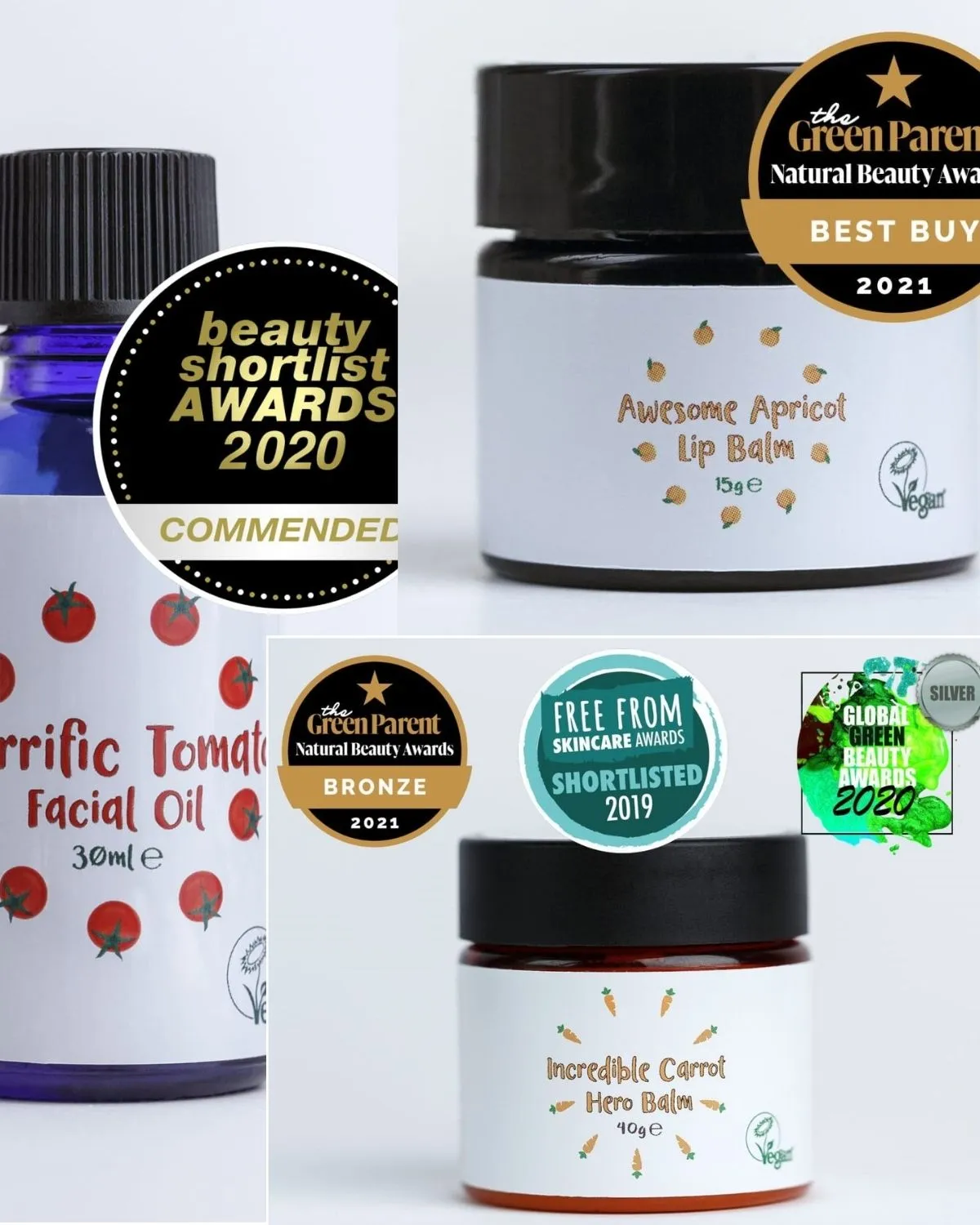 Skincare Award winners - mini size