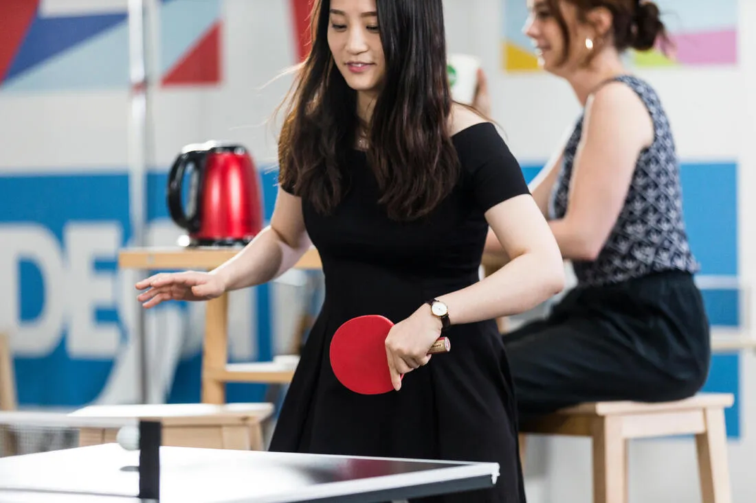 Small Indoor Table Tennis Set PPR 100 with 2 Bats and 3 Balls