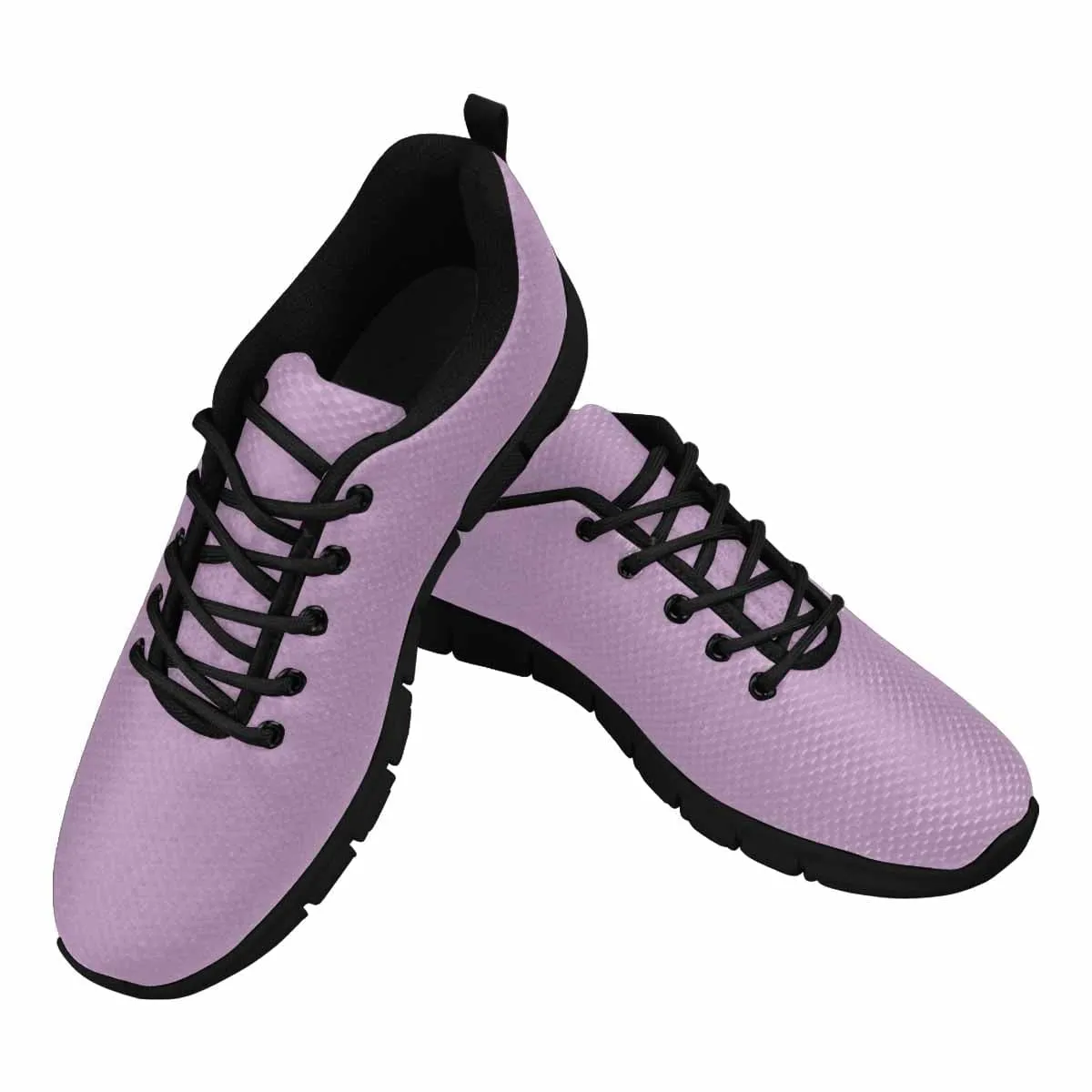 Sneakers for Men - Lilac Purple - Canvas Mesh Athletic Running Shoes by inQue.Style