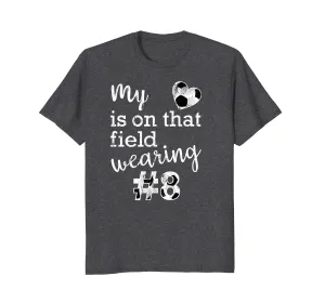 Soccer Ball Distressed TShirt #8 for Proud Soccer Mom Shirt