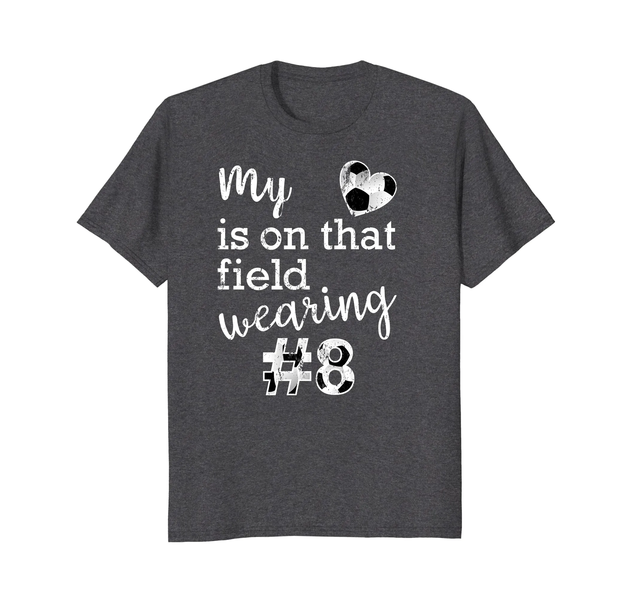 Soccer Ball Distressed TShirt #8 for Proud Soccer Mom Shirt