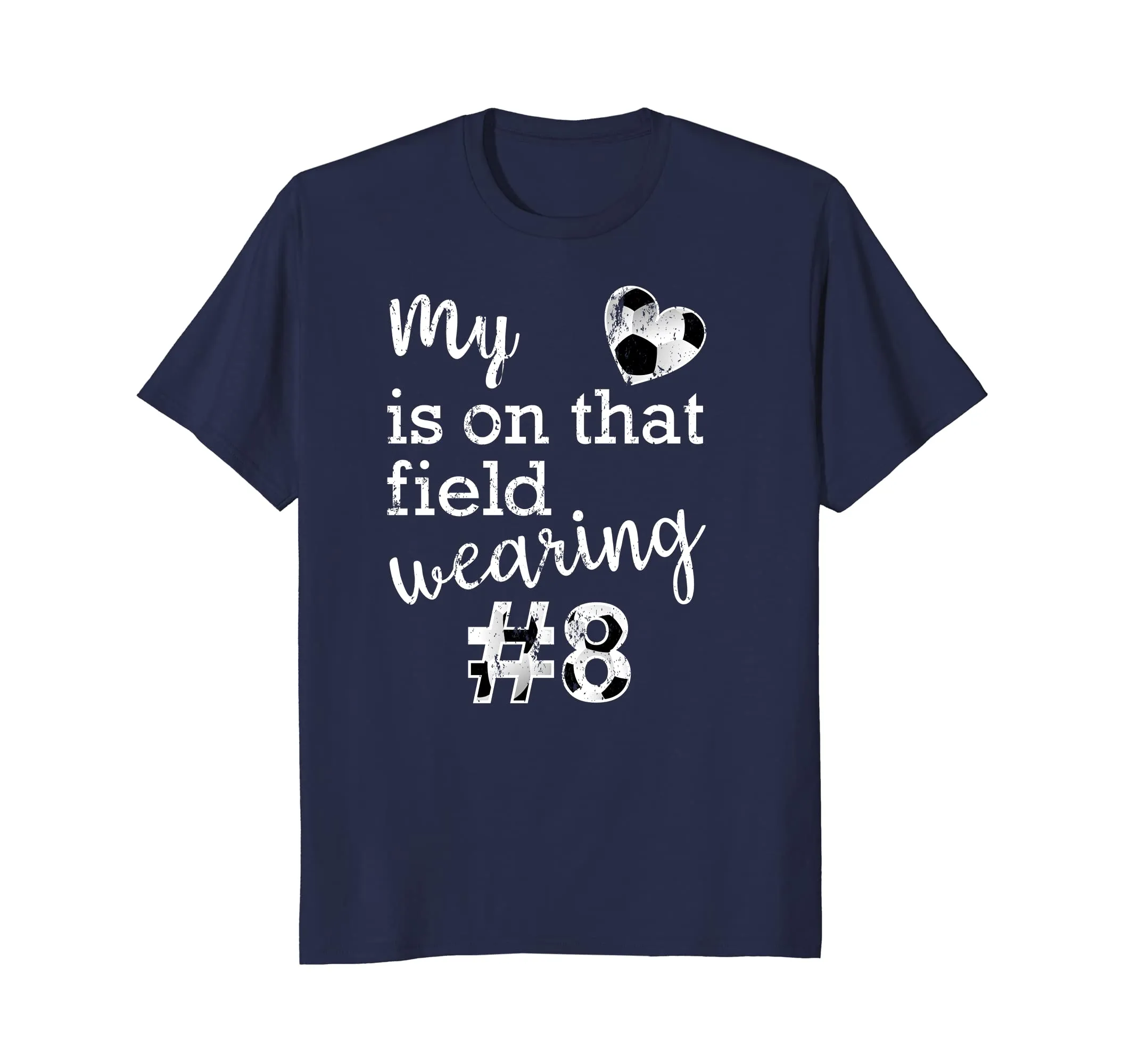 Soccer Ball Distressed TShirt #8 for Proud Soccer Mom Shirt
