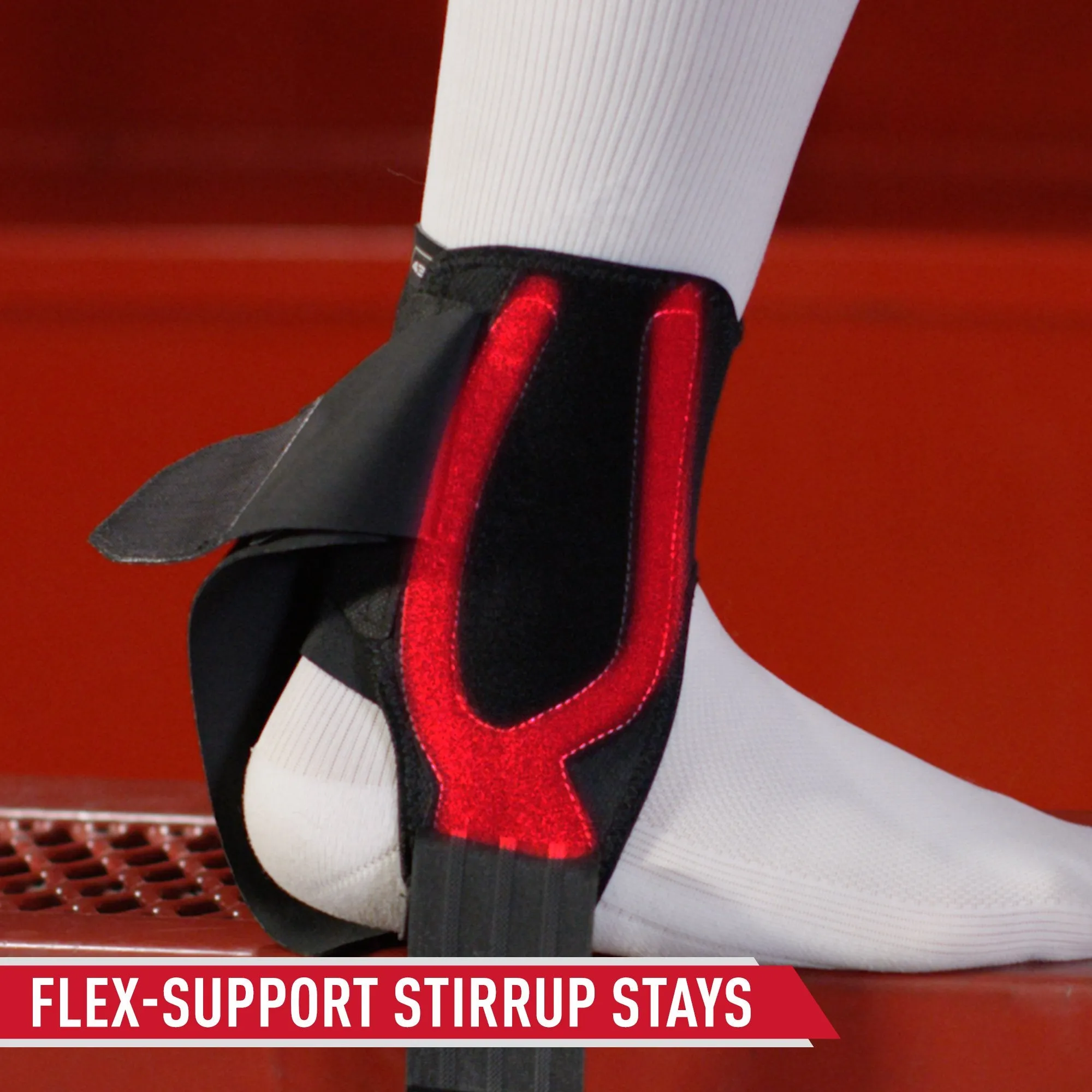 Stealth Cleat Ankle Brace with Minimal Coverage & Flex- Support Stays