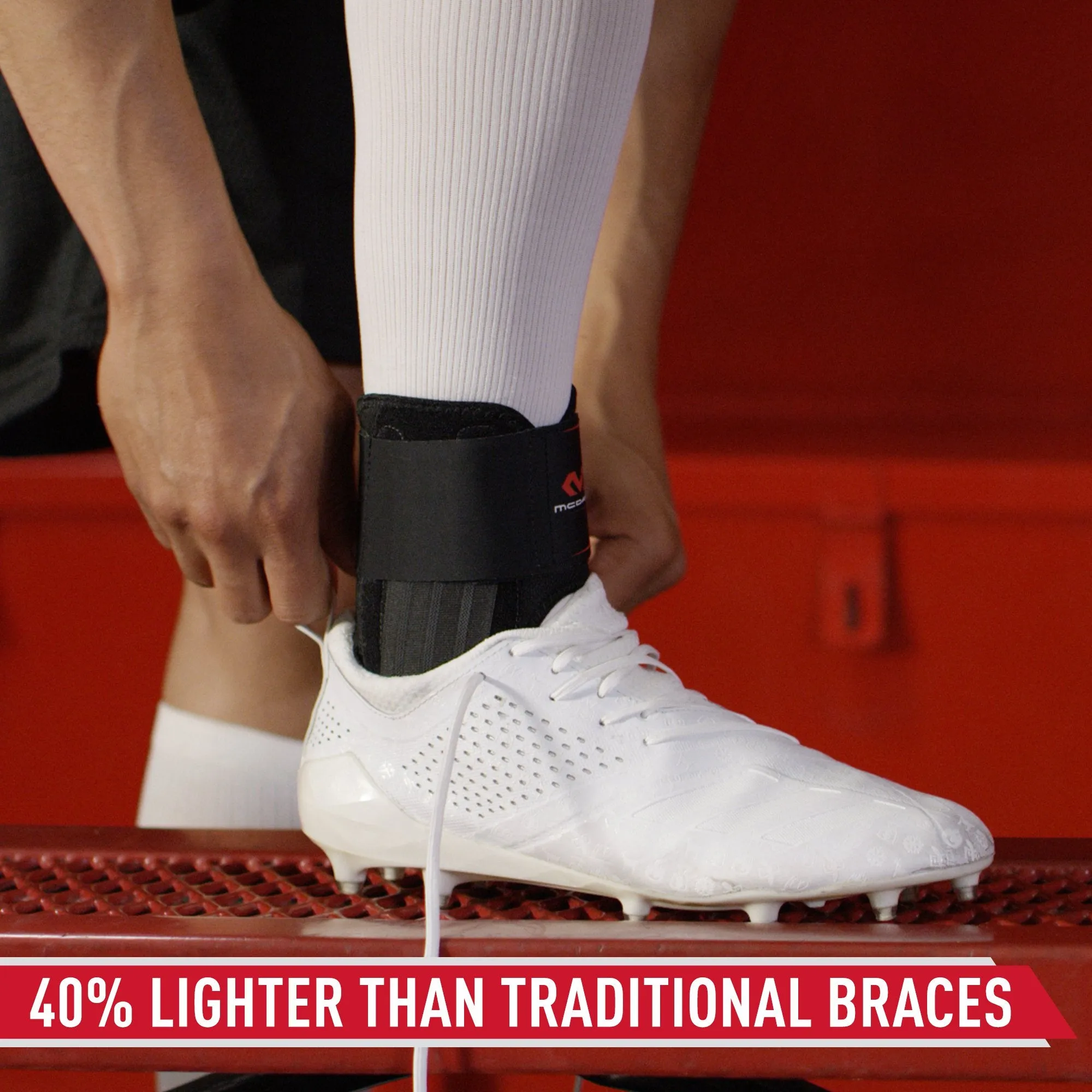 Stealth Cleat Ankle Brace with Minimal Coverage & Flex- Support Stays