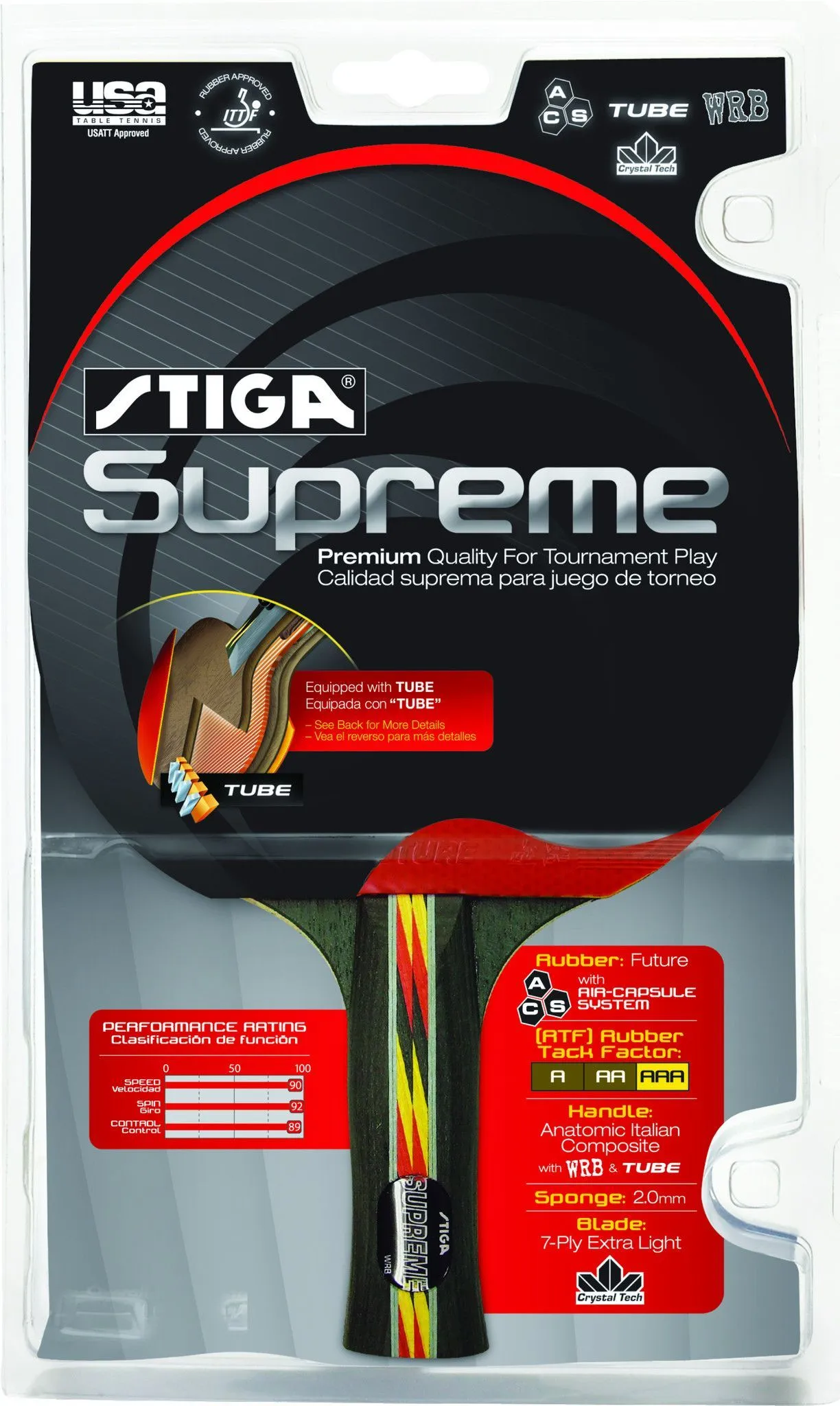 Stiga Supreme Table Tennis Racket