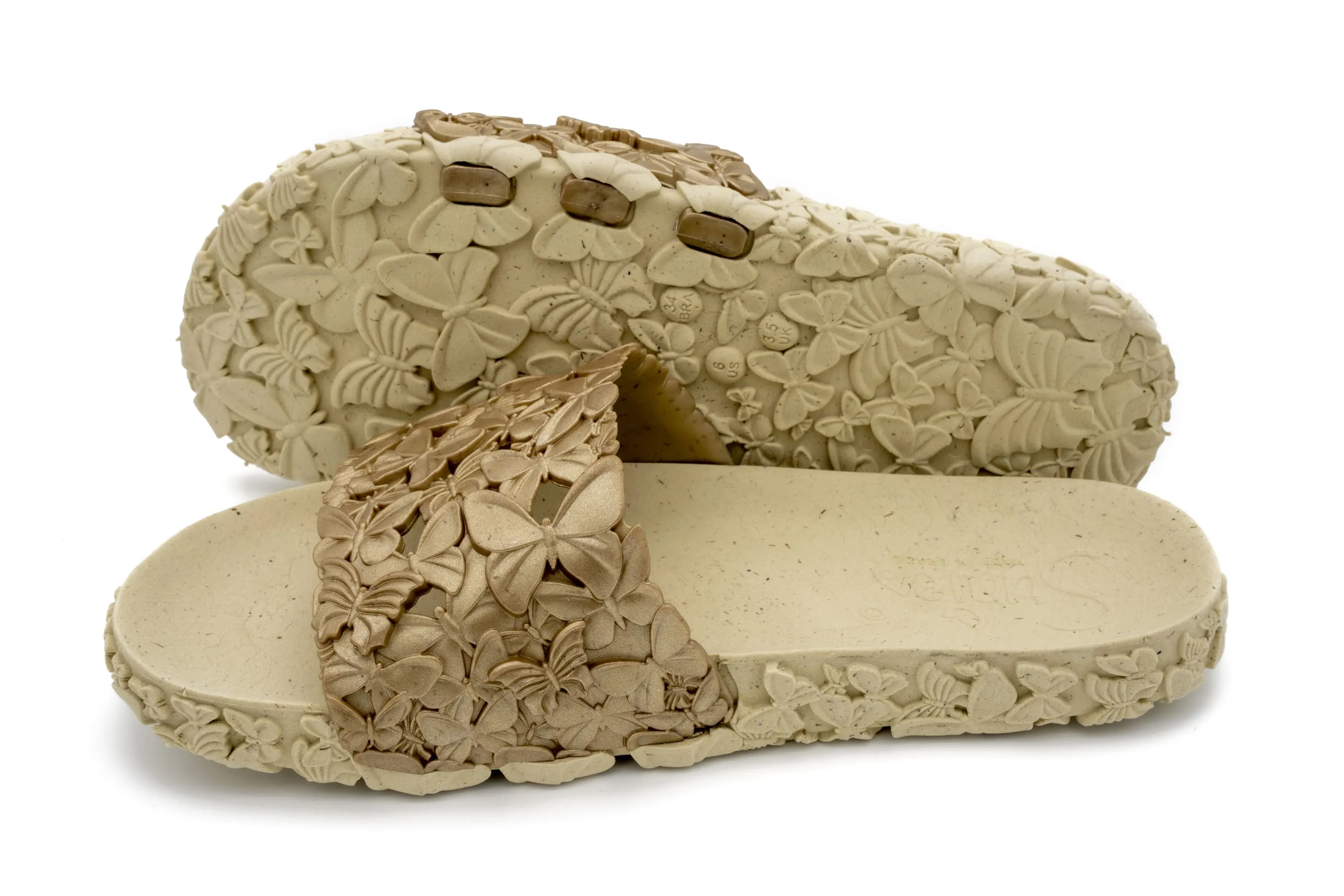 Sunies Slide Butterfly Gold